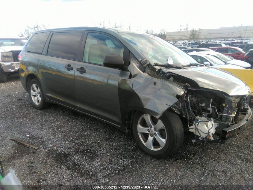 2014 TOYOTA SIENNA LE V6 8 PASSENGER - 5TDKK3DC1ES519443