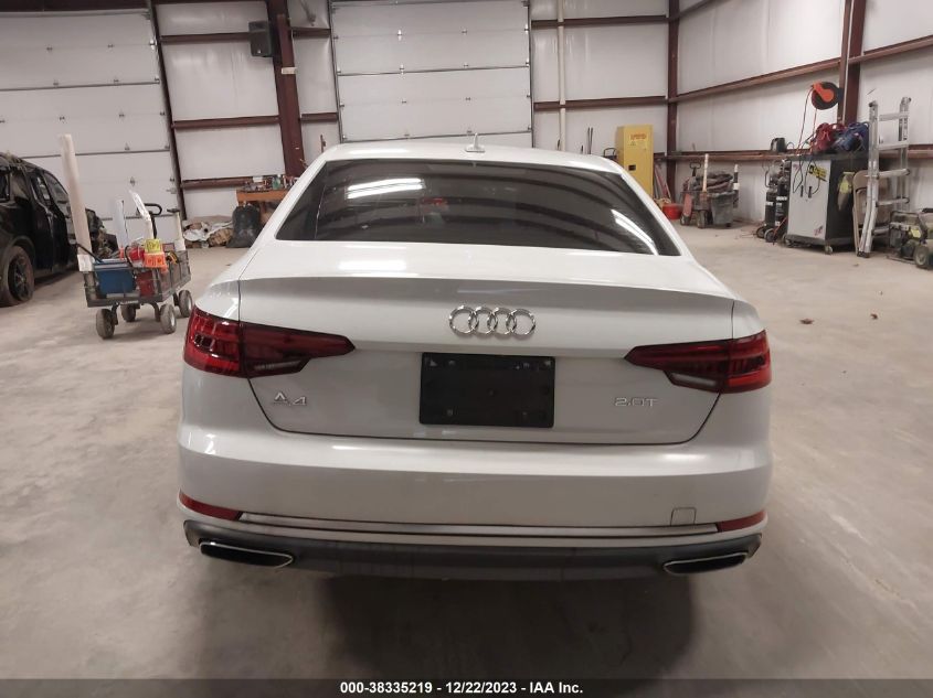 2019 AUDI A4 40 PREMIUM/40 TITANIUM PREMIUM - WAUGMAF41KN004614