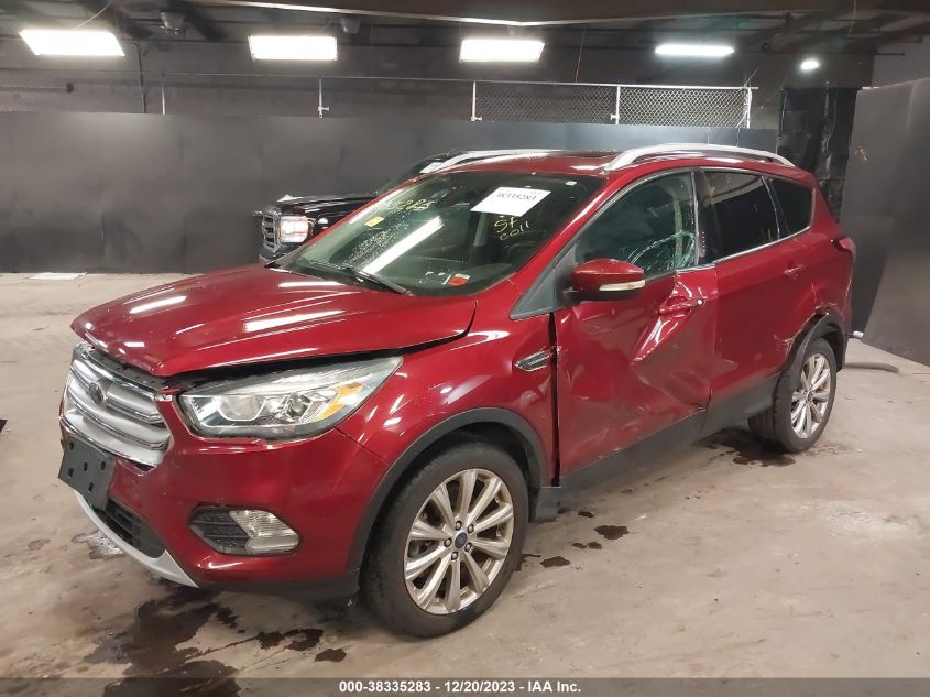 2017 FORD ESCAPE TITANIUM - 1FMCU9J95HUD22555