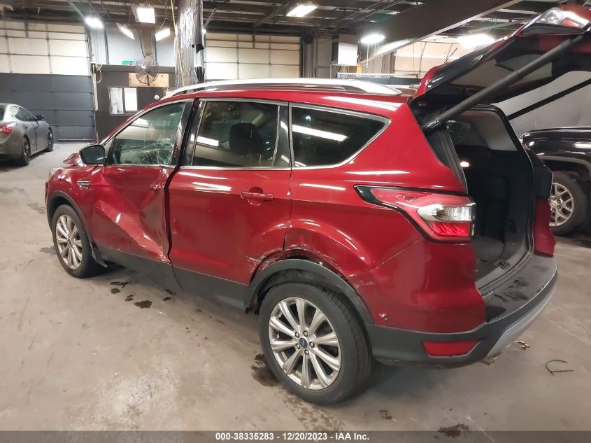 2017 FORD ESCAPE TITANIUM - 1FMCU9J95HUD22555
