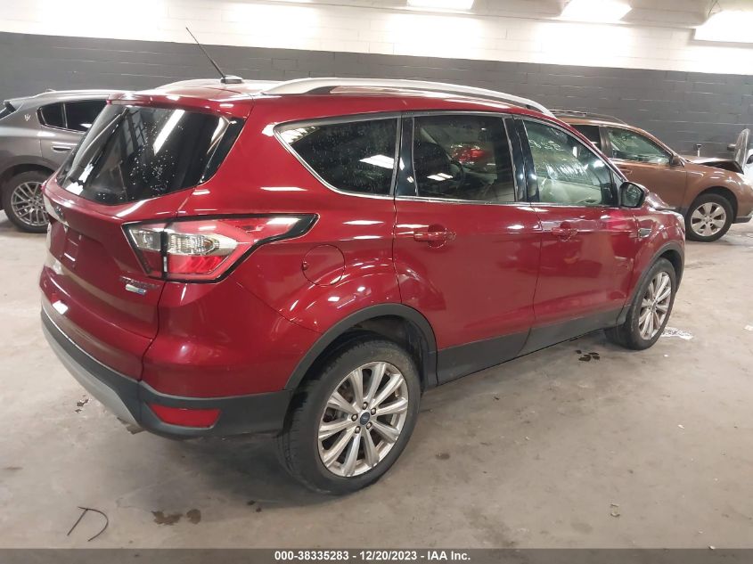 2017 FORD ESCAPE TITANIUM - 1FMCU9J95HUD22555