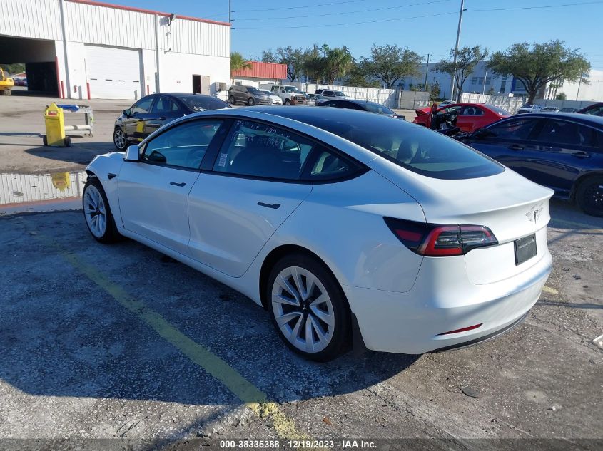 2023 TESLA MODEL 3 REAR-WHEEL DRIVE - 5YJ3E1EAXPF461708
