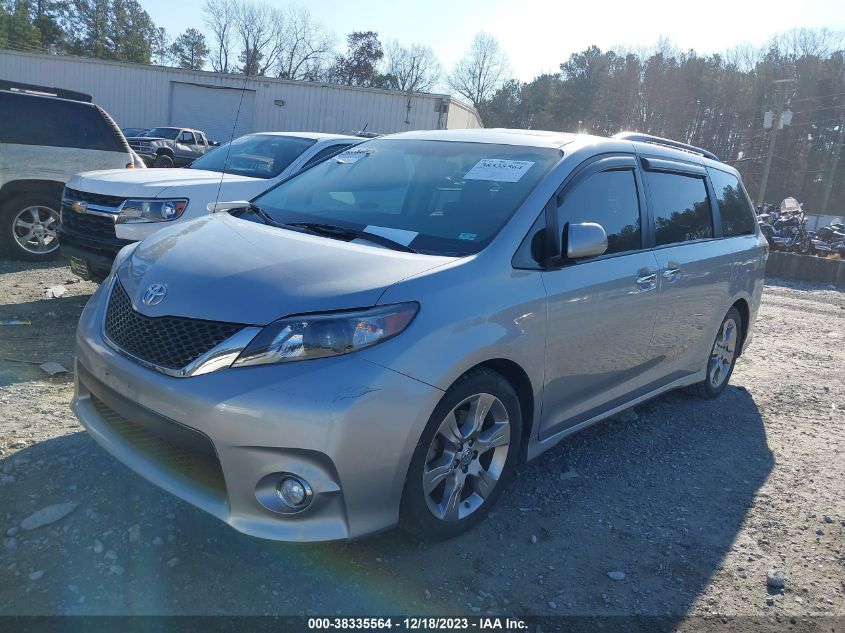 2014 TOYOTA SIENNA SPORT - 5TDXK3DC0ES455482