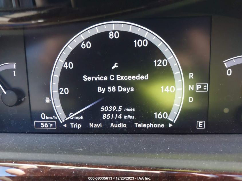 2013 MERCEDES-BENZ S 550 4MATIC - WDDNG9EB5DA536741