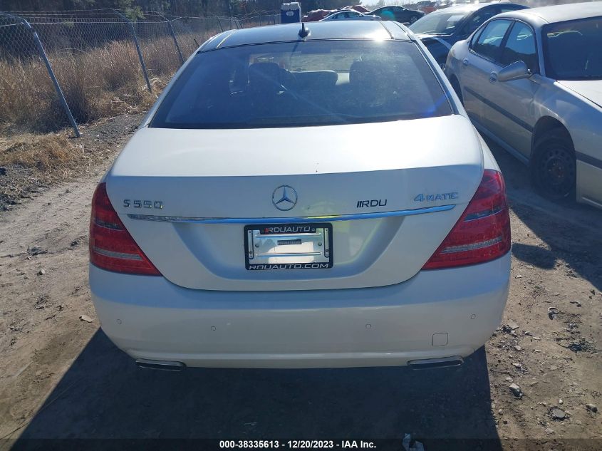 2013 MERCEDES-BENZ S 550 4MATIC - WDDNG9EB5DA536741