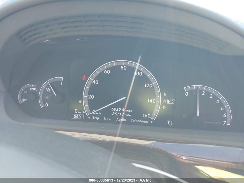 2013 MERCEDES-BENZ S 550 4MATIC - WDDNG9EB5DA536741