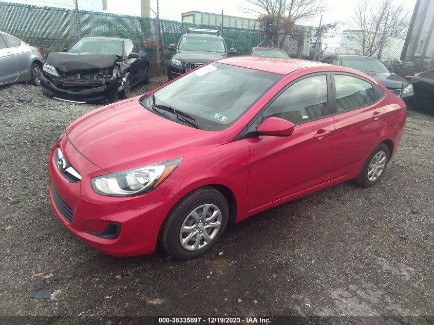 2014 HYUNDAI ACCENT GLS/GS - KMHCT4AE2EU777443