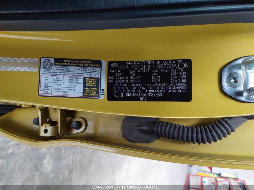 2014 KIA SOUL + - KNDJP3A55E7087680