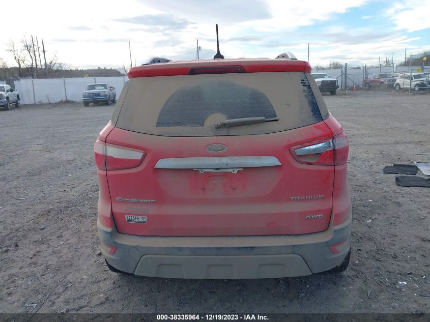2019 FORD ECOSPORT TITANIUM - MAJ6S3KL8KC309526