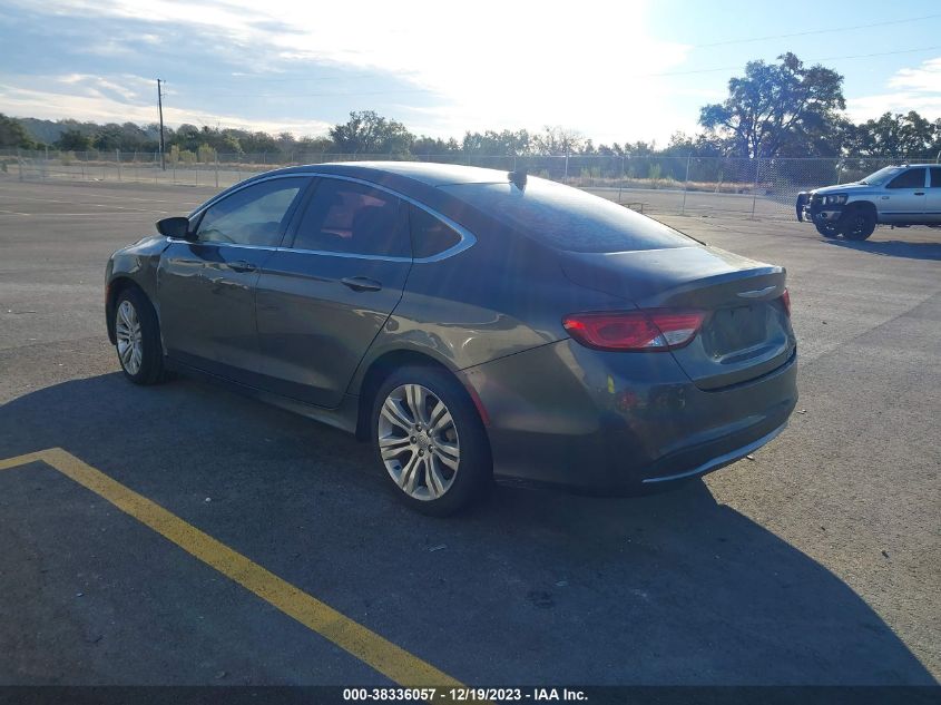 2015 CHRYSLER 200 LIMITED - 1C3CCCAB9FN662925