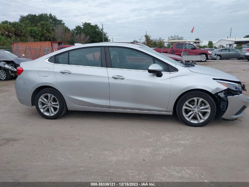 2019 CHEVROLET CRUZE LT - 1G1BE5SM1K7129519