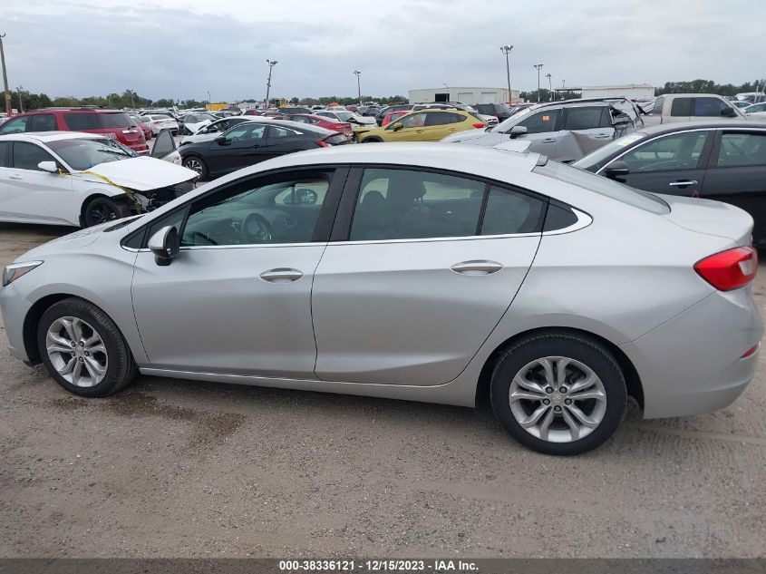 2019 CHEVROLET CRUZE LT - 1G1BE5SM1K7129519