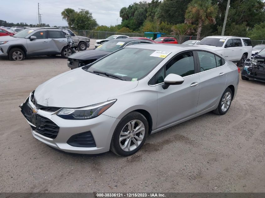 2019 CHEVROLET CRUZE LT - 1G1BE5SM1K7129519