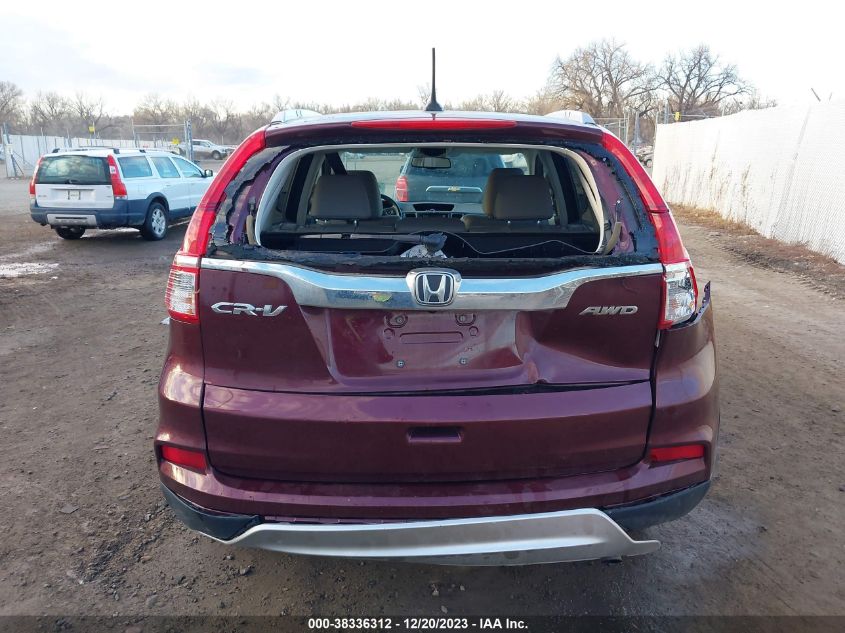 2015 HONDA CR-V EX-L - 5J6RM4H7XFL107031