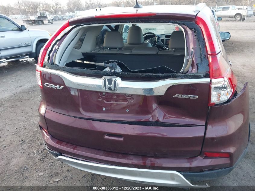 2015 HONDA CR-V EX-L - 5J6RM4H7XFL107031