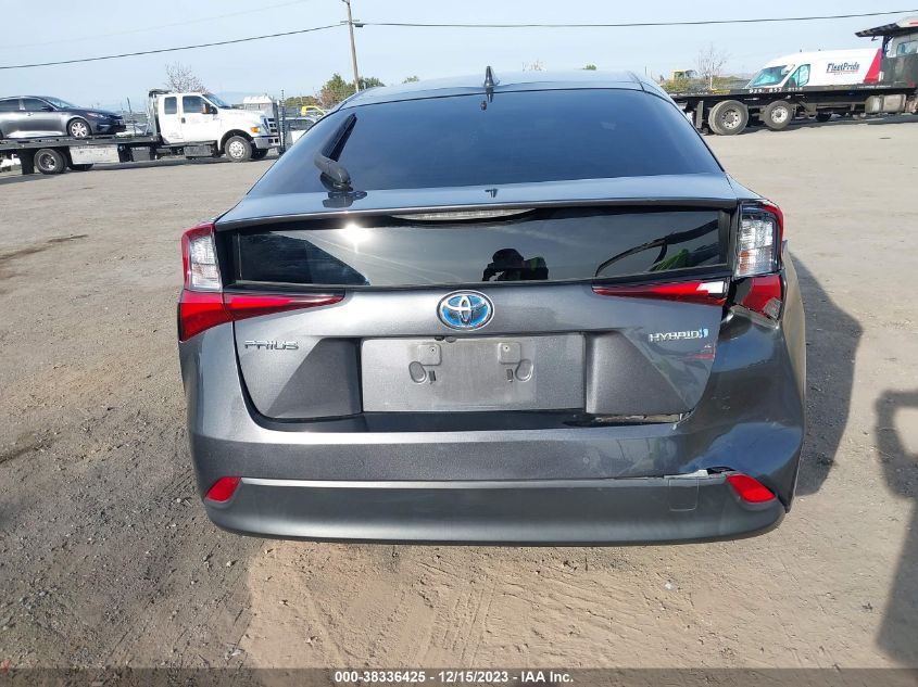 Auction sale of the 2019 TOYOTA PRIUS , vin: JTDKARFU2K3096185, lot number: 38336425