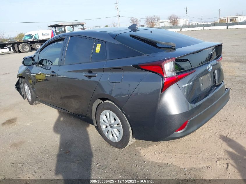 Auction sale of the 2019 TOYOTA PRIUS , vin: JTDKARFU2K3096185, lot number: 38336425