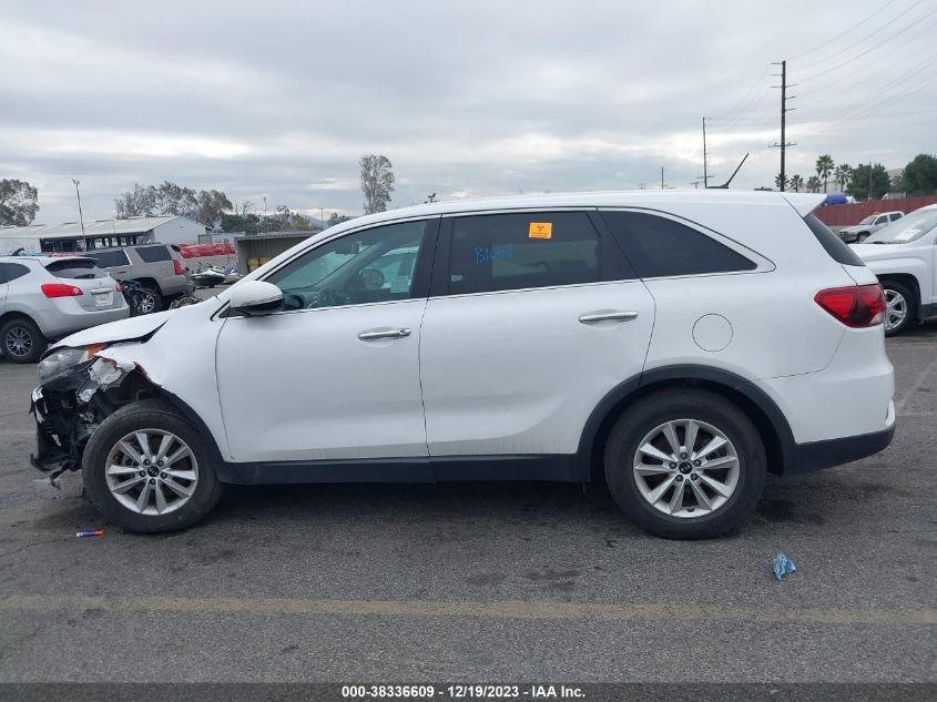 2019 KIA SORENTO 3.3L LX - 5XYPG4A5XKG570869