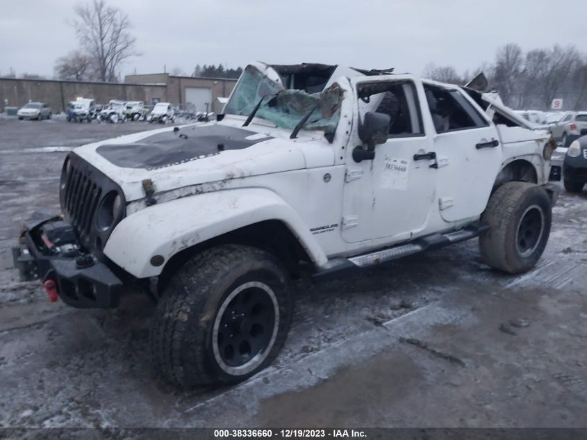 2014 JEEP WRANGLER UNLIMITED SAHARA - 1C4HJWEG5EL284384