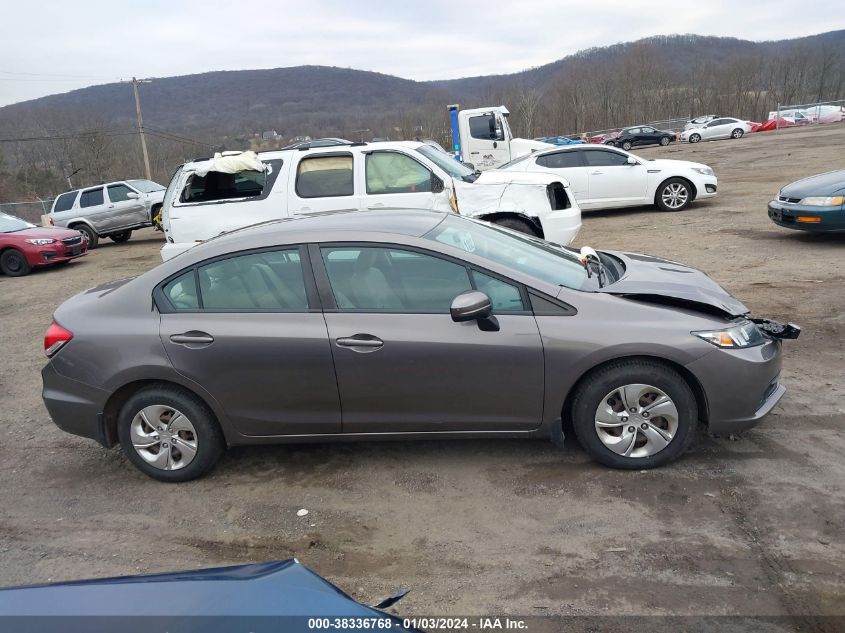 2014 HONDA CIVIC LX - 19XFB2F50EE254485
