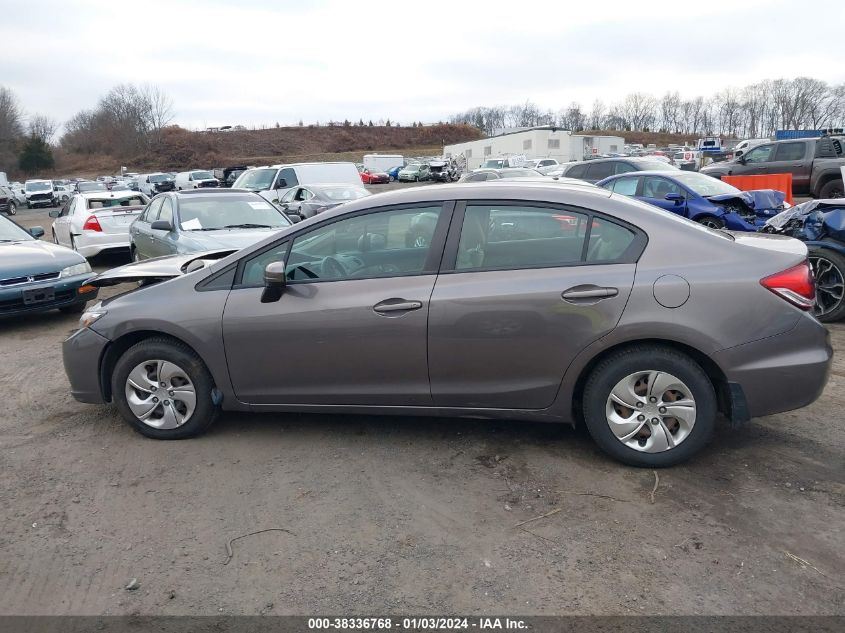 2014 HONDA CIVIC LX - 19XFB2F50EE254485