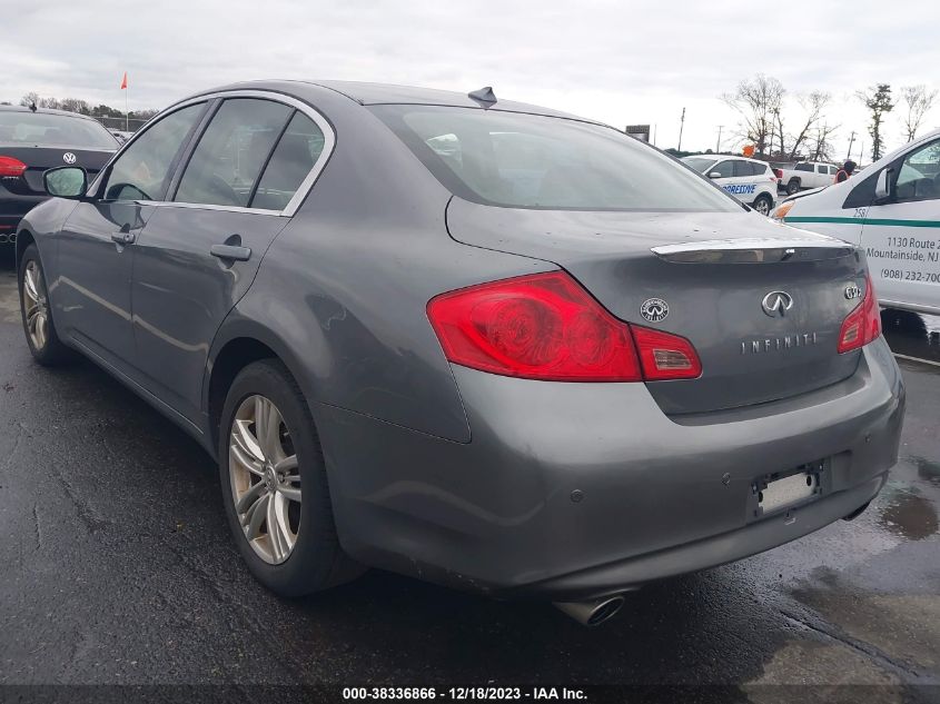 2013 INFINITI G37X - JN1CV6AR9DM356933