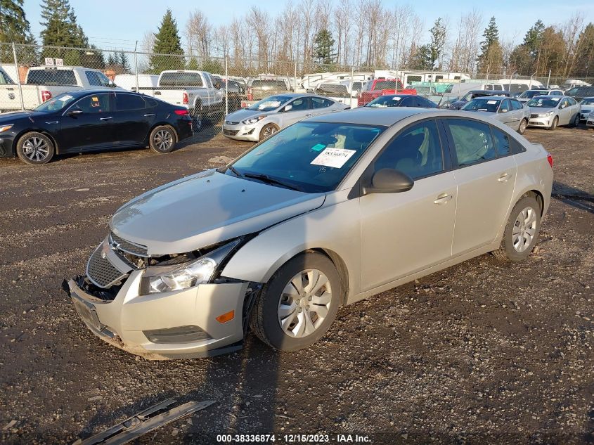 2013 CHEVROLET CRUZE LS MANUAL - 1G1PB5SG5D7180422