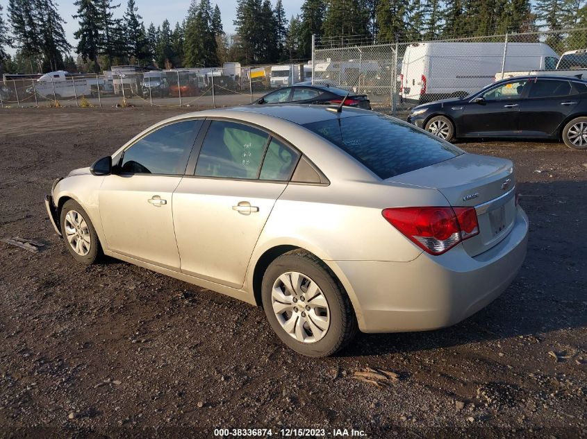 2013 CHEVROLET CRUZE LS MANUAL - 1G1PB5SG5D7180422