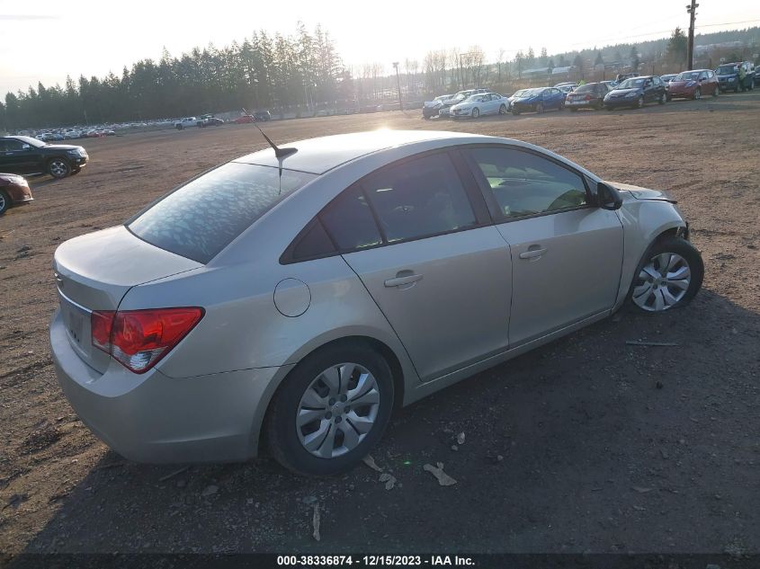 2013 CHEVROLET CRUZE LS MANUAL - 1G1PB5SG5D7180422