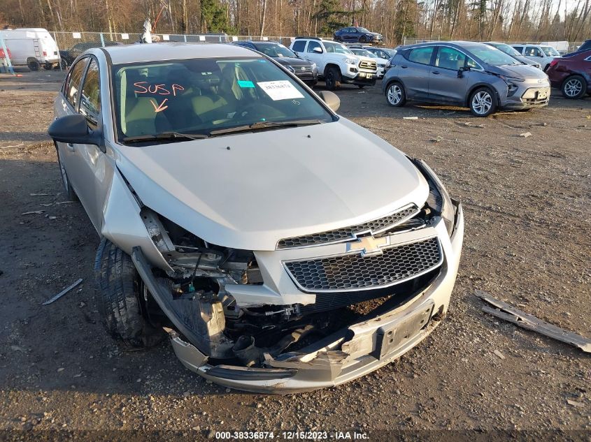 2013 CHEVROLET CRUZE LS MANUAL - 1G1PB5SG5D7180422