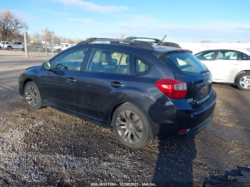 2013 SUBARU IMPREZA 2.0I SPORT LIMITED - JF1GPAR64D2886007