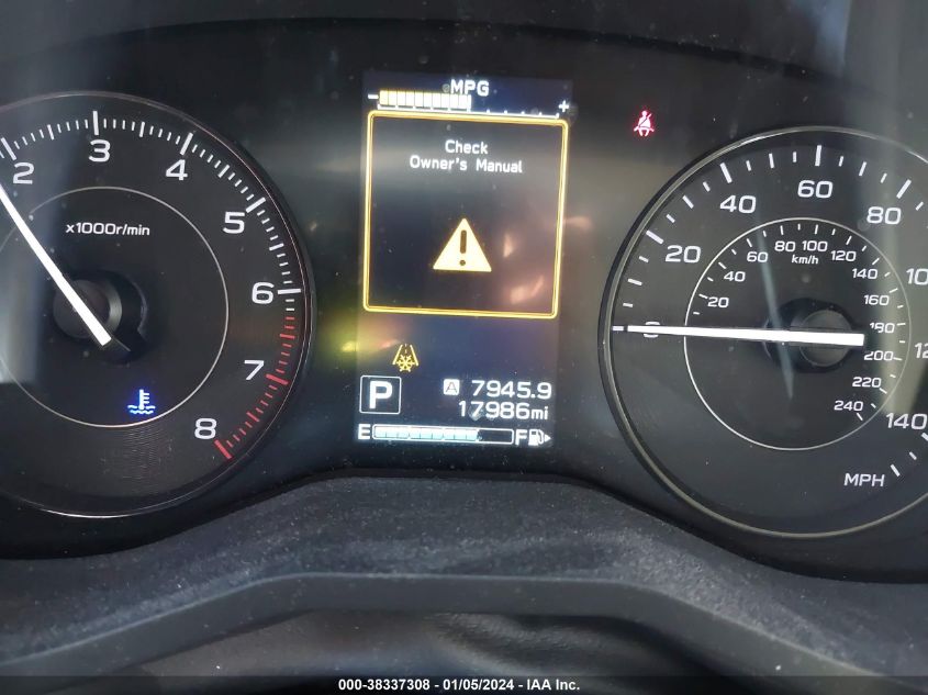 2020 SUBARU IMPREZA - 4S3GTAB64L3714505