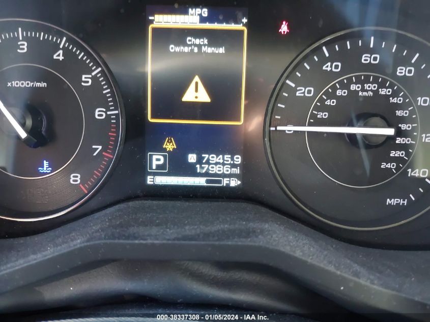 2020 SUBARU IMPREZA - 4S3GTAB64L3714505