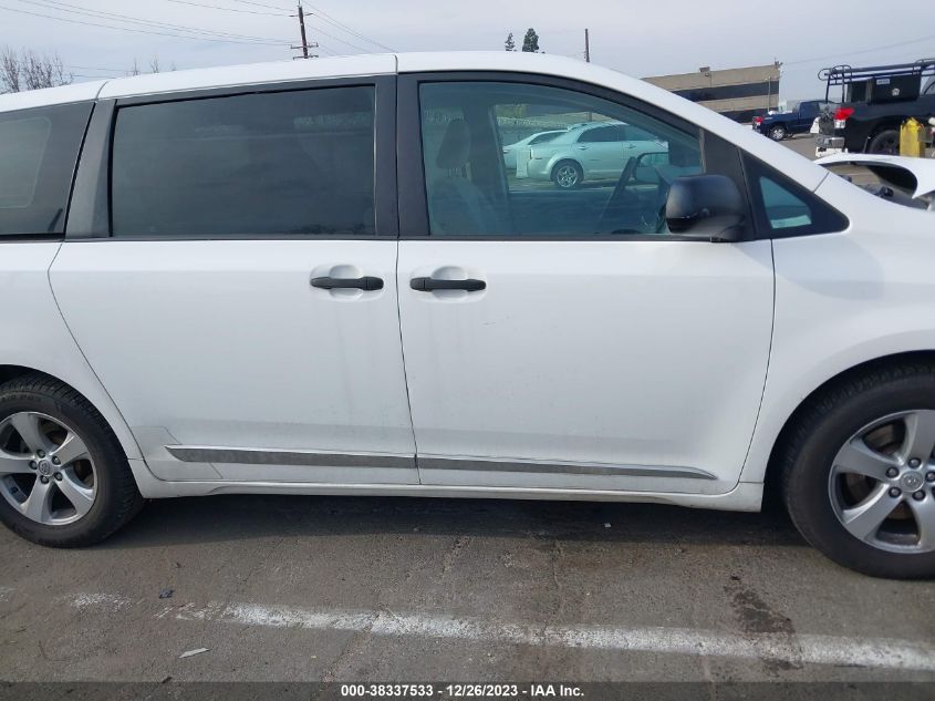 2016 TOYOTA SIENNA L 7 PASSENGER - 5TDZK3DC0GS755325