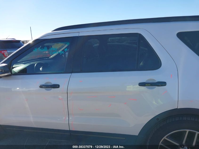2016 FORD EXPLORER SPORT - 1FM5K8GT6GGB26357