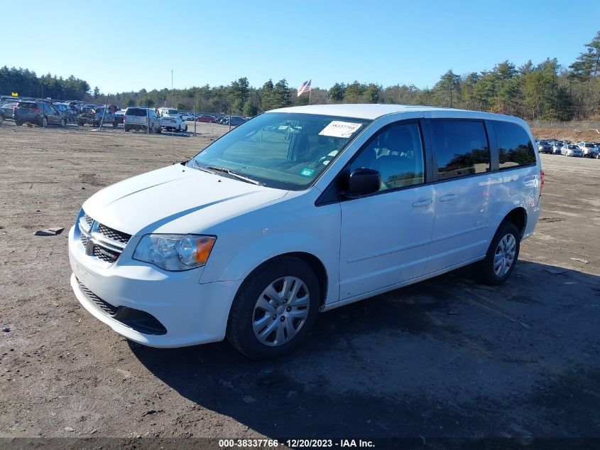 2017 DODGE GRAND CARAVAN SE - 2C4RDGBG2HR558691