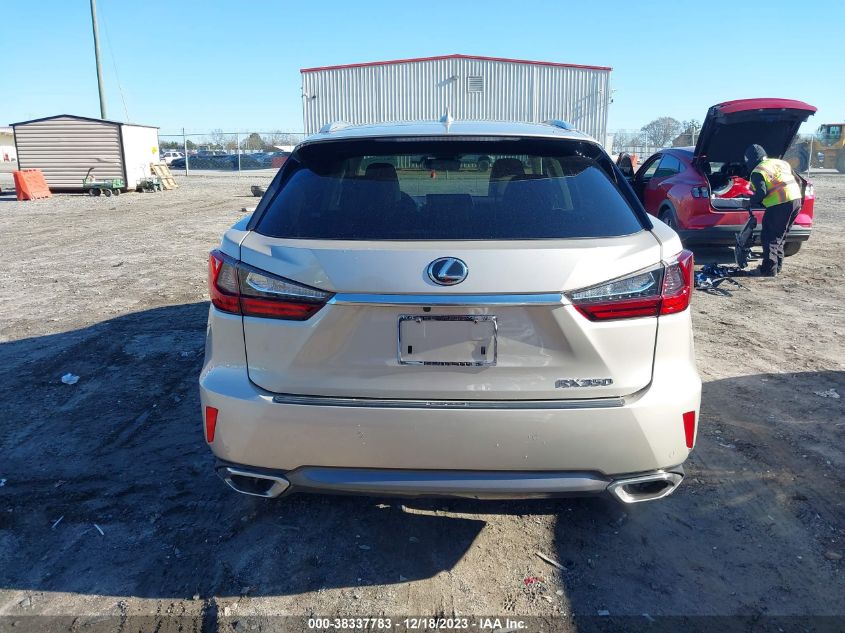 2016 LEXUS RX 350 - 2T2ZZMCA9GC030375