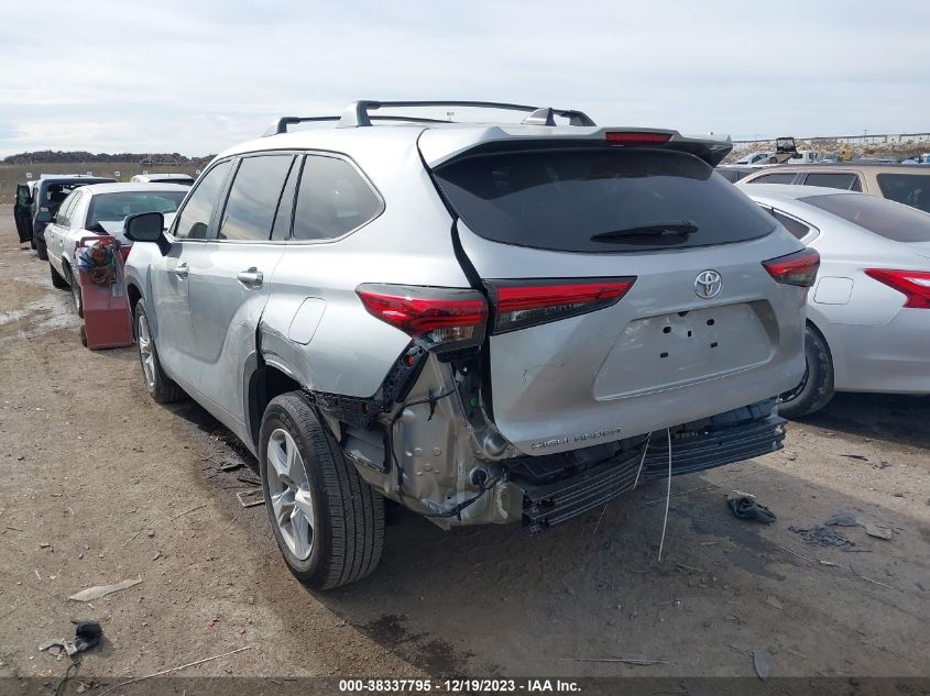 2023 TOYOTA HIGHLANDER L - 5TDKDRAH3PS038707