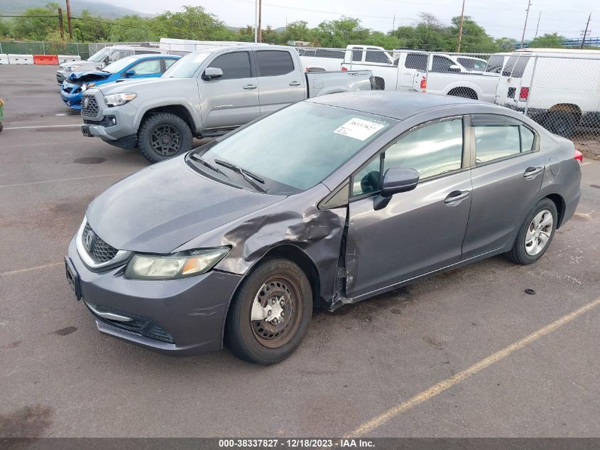 2014 HONDA CIVIC LX - 19XFB2F55EE015353