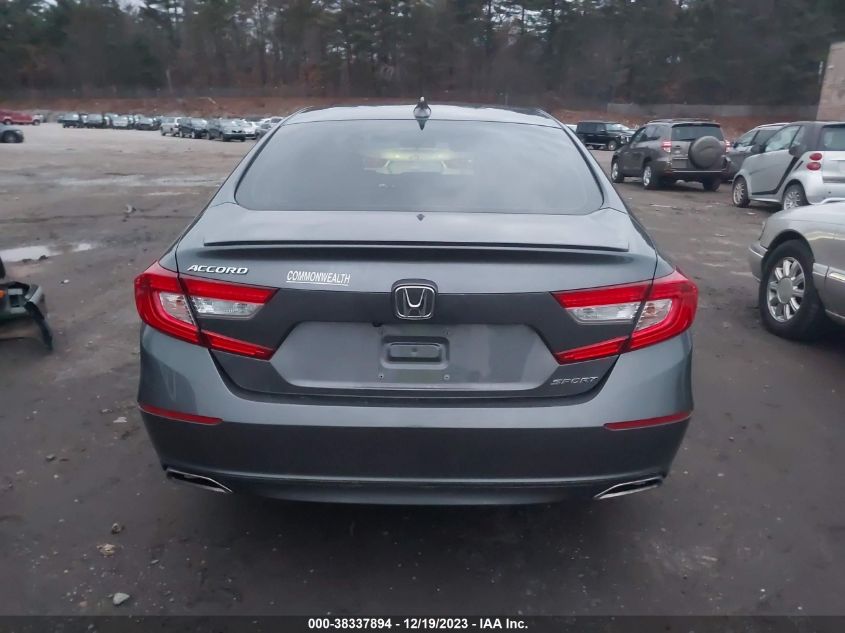 2019 HONDA ACCORD SPORT - 1HGCV1F3XKA053616
