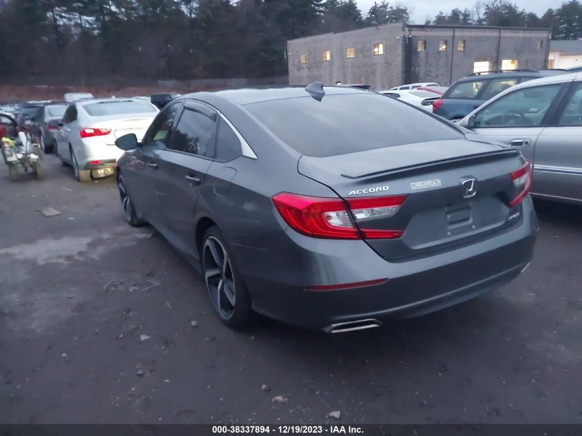 2019 HONDA ACCORD SPORT - 1HGCV1F3XKA053616