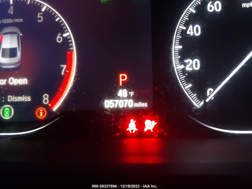 2019 HONDA ACCORD SPORT - 1HGCV1F3XKA053616