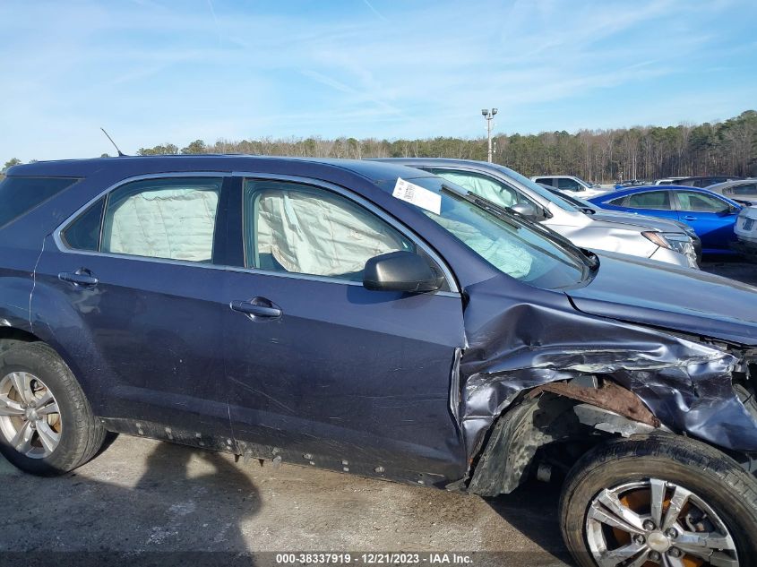 2013 CHEVROLET EQUINOX LS - 2GNALBEKXD6146587