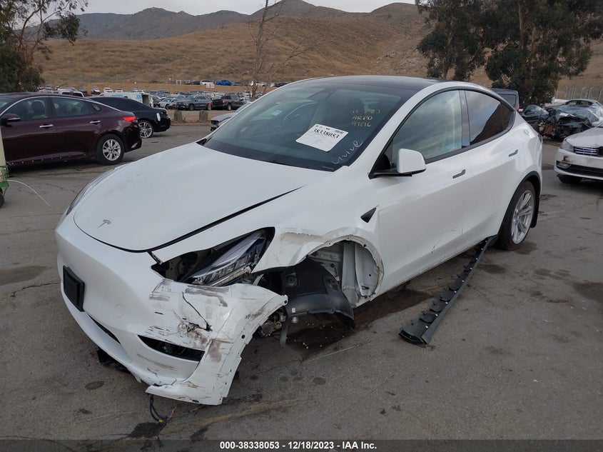 2022 TESLA MODEL Y U   U(VIN: 7SAYGDEE2NF459441