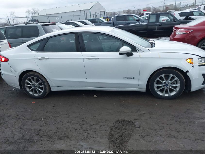 2019 FORD FUSION HYBRID SE - 3FA6P0LUXKR110356
