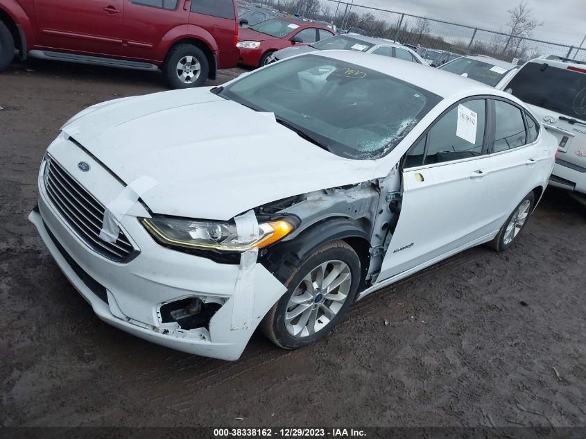 2019 FORD FUSION HYBRID SE - 3FA6P0LUXKR110356