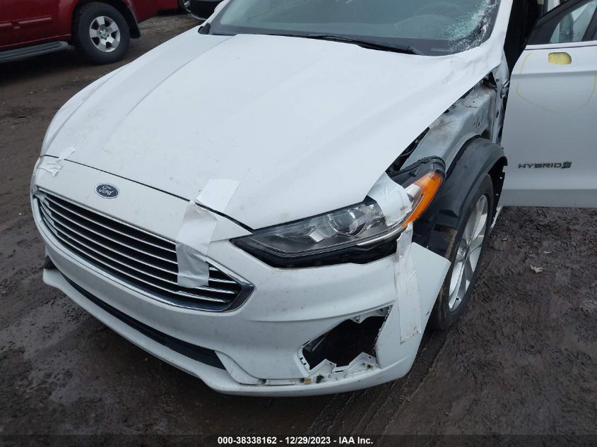2019 FORD FUSION HYBRID SE - 3FA6P0LUXKR110356
