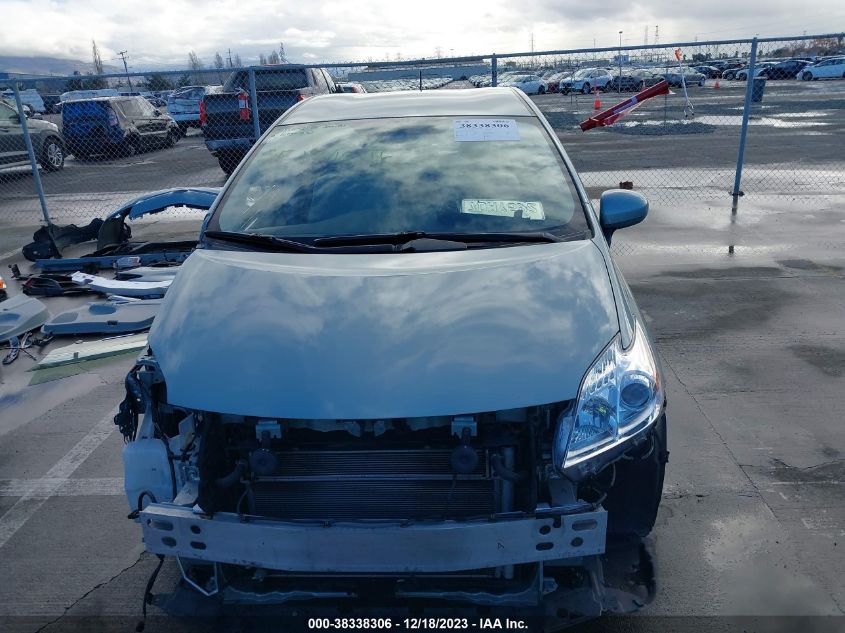 2013 TOYOTA PRIUS THREE - JTDKN3DU7D5691299