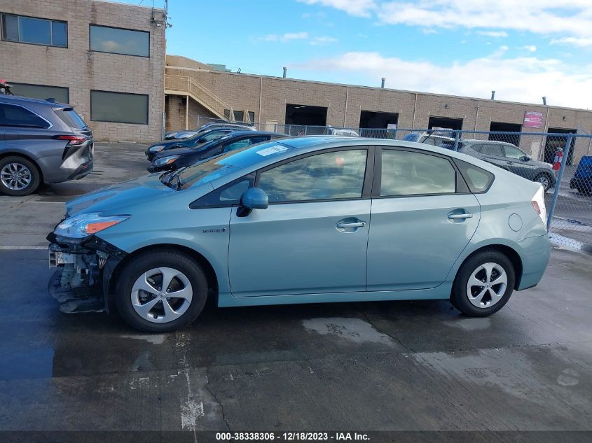 2013 TOYOTA PRIUS THREE - JTDKN3DU7D5691299