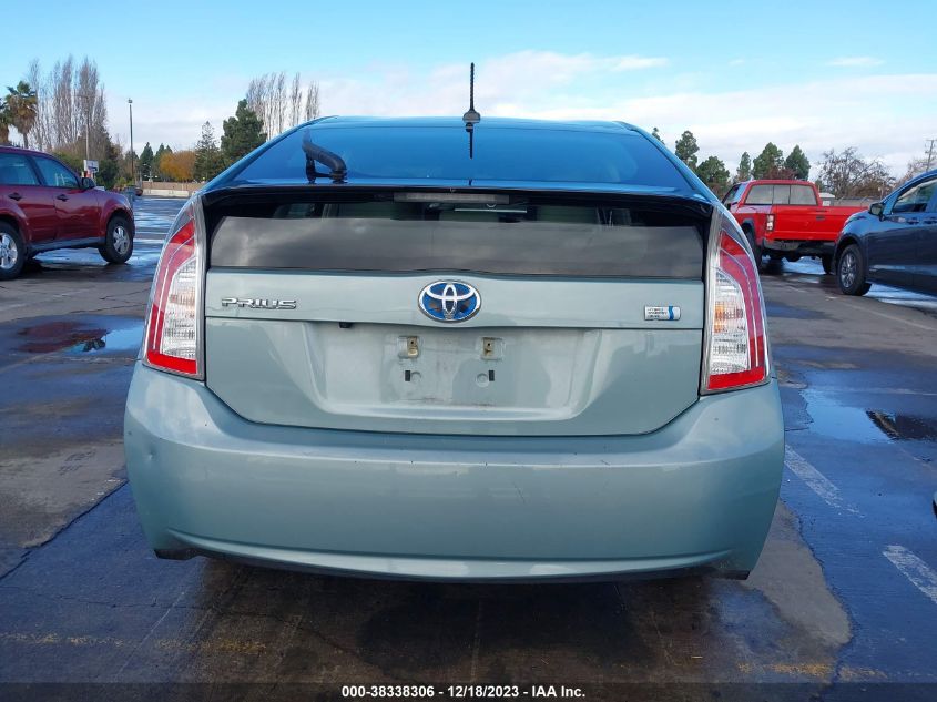 2013 TOYOTA PRIUS THREE - JTDKN3DU7D5691299